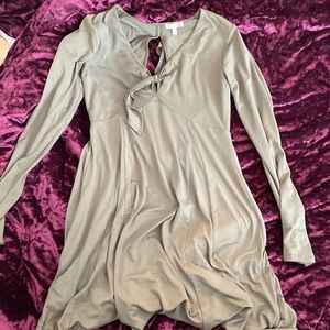 Olive green dress